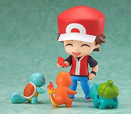 Pokemon Action Figure Toy Nendoroid Ash Ketchum Zenigame Charmander Bulbasaur