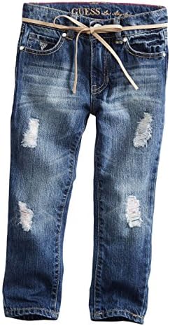 GUESS Kids Little Girl Daredevil Distressed Skinny Jeans (2-6x)