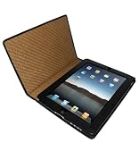 Piel Frama Apple iPad Premium Leather Case with MAGNETIC Closure (Black Crocodile)