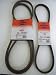 Set of 2, Both Variable Speed Belts To Replace 754-0467 and 754-0468 (also 954-0467 and 954-0468)