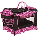 Minnie Mouse Play Yard Bassinet Playpen Crib Diaper Changer