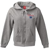 New York Giants Ladies Ash Super Bowl XLII Champions Hooded Champs Hoody Sweatshirt at Football Fanatics