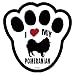pomeranian13  - Paw Prints Suction Cup Signs Pomeranian