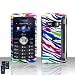 Colorful Raibow Pink Green Blue Zebra Design Snap on Hard Cover Protector Faceplate Skin Case forVerizon LG Env3 Env 3 VX9200 + Belt Clip