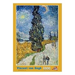 Puzzleman - 1000 Teile - Van Gogh Puzzle : Stra�e mit Zypresse und Stern