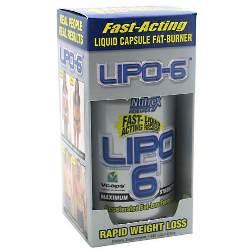 Nutrex Research, Inc. Lipo-6 240 Liquid Capsules