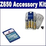 Kodak Z650 Digital Camera Accessory Kit includes: KSD2GB Memory Card, SB257 ....