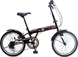 フォードFORD 20インチ折りたたみ自転車MS-206TE(M.BLACK)