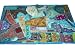 Christmas Gift- Cyan Blue Wall Decor Gujarati Wall Hanging Throw Patchwork Tapestry