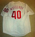 John Mayberry Jr Signed Philadelphia Phillies Jersey 2008 World Series Champ Mlb