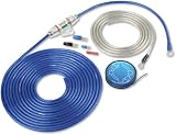 StreetWires Power Station PSK08B 8-gauge amplifier wiring kit -- blue power/silver ground