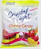 Crystal Light Chewy Candy, 3.3 oz Bag, Uses Splenda, By Sorbee, Kosher Kof-K D