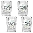 Nashville Predators 4pc Square Shot Glass Set NHL Hockey