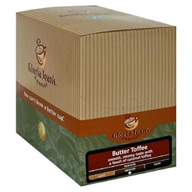 Gloria Jeans K-Cups, Butter Toffee, 24-Count Box (Pack of 2)