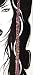 Bling Strands for Hair, Sizzling Pink - 36 Inches, 25 Strands Econo Pack - For Long Hair or Cut in Half for Shorter Hair