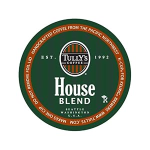 Tully’s Coffee House Blend, 24-Count K-Cup for Keurig Brewers