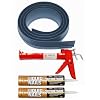 Auto Care Products Inc 51018 18-Feet Tsunami Seal Garage Door Threshold Seal Kit, Gray