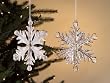 Pack of 8 Richest Winter Frosted and Icy Glass Snowflake Christmas Ornaments 5"