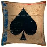 We Love Cushions Spades Playing Cards Martin Wiscombe Cushion