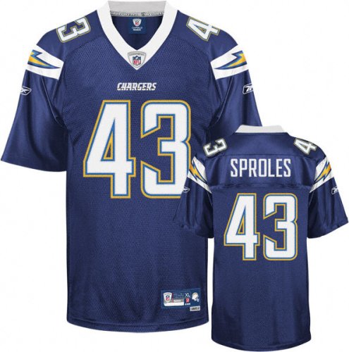 Darren Sproles San Diego Chargers NFL Navy Adult Replica Jersey