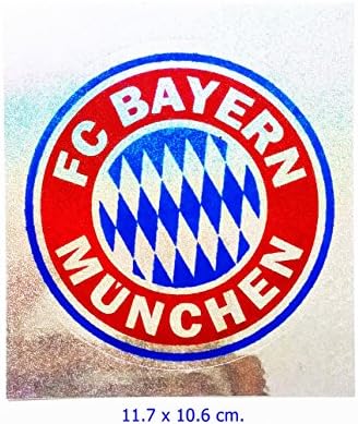 Stickers BAYERN Football 3D size 11.7 x 10.6 cm.Stickers off the car stickers and wall mounted computer next door quality.