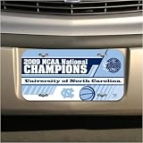 North Carolina Tar Heels (UNC) 2009 NCAA Men's Basketball National Champions Carolina Blue Plastic License Plate