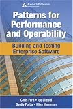  : Patterns for Performance and Operability: Building and Testing Enterprise Software