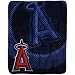 Los Angeles Angels of Anaheim Navy Blue Retro Royal Plush Blanket Throw