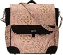 Bellagio Convertible Messenger and Backpack Diaper Bag in Pink