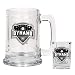 Houston Dynamo Glass Tankard and Square Shot Glass Set  (Primary Team Logo)
