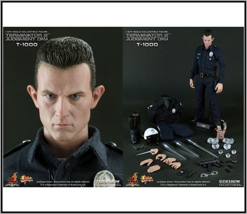 Hot Toys Movie Masterpiece Terminator T-3 T-1000 12 Figure