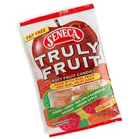 Seneca Truly Fruit Soft Fruit Candies, Assorted Flavors, 4-Ounce Bags (Pack of 12)