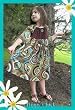 Toddler and Girls Boutique Dresses - HIPPY CHICK - Brown Swirls!