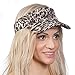 TopHeadwear Womens Glitter Animal Print Adjustable Visor