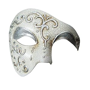 Burlesque-Boutique Half Face Mask Masquerade Phantom of the Opera BB004SL
