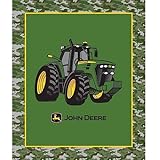John Deere 46" x 60" Throw Blanket