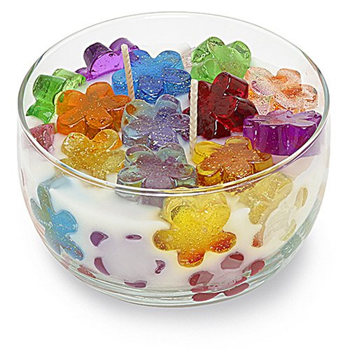 Primal Elements Color Bowl Candle, Flowershop, 12-Ounce Jar