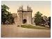 GIANT Wall Sticker of: The gateway, Lancaster Castle, England wall sized poster (photochrom) photochrome measured in inches