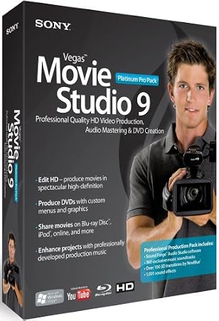 Sony Vegas Movie Studio 9 Pro Pack