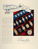 1936 Ad Hamilton Watch Wristwatch Lancaster PA Watches - Original Print Ad 1936 Ad Hamilton Watch Wristwatch Lancaster PA Watches - Original Print Ad