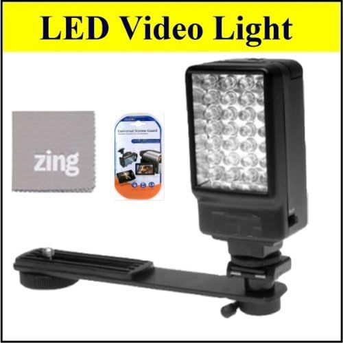 Deluxe 5500K LED Video Light For Sony HDRCX105 HDRCX110 HDRCX115 HDRCX130 HDRCX150 HDRCX550 Camcorder + More!!