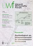 Produkt-Bild: uwf UmweltWirtschaftsForum [Jahresabo]