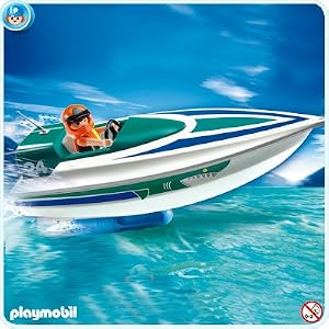 Playmobil 5833 Speedboat with Underwater Motor thumbnail
