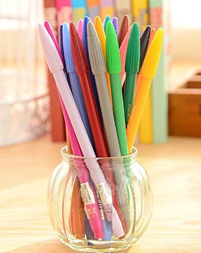 MEGAZON Colorful Point Marker,Fine Color Gel Pen,24PCS/Pack,Assorted Color Ink Pens