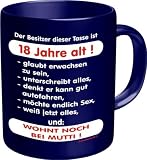 Produkt-Bild: Fun Tasse mit Spruch - zum 18. Geburtstag