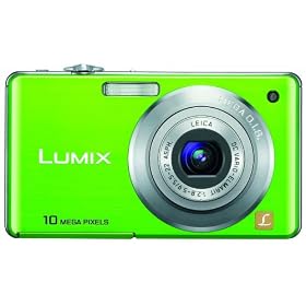 Panasonic Lumix DMC-FS7 10MP Digital Camera with 4x MEGA Optical Image Stabilized Zoom and 2.7 inch LCD (Green)