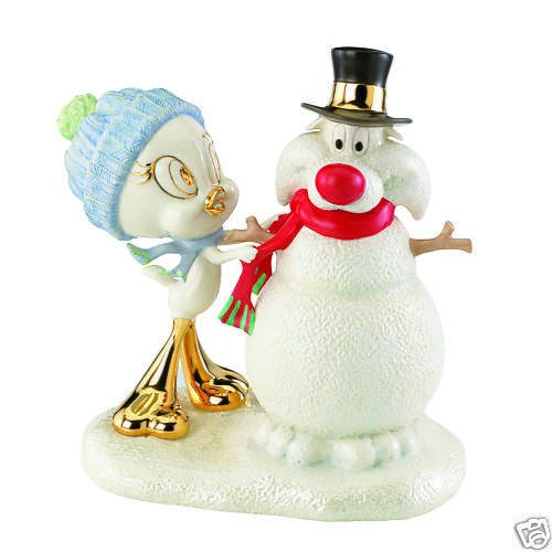 LENOX LOONEY TUNES TWEETY'S SNOWY SYLVESTER FIGURINE