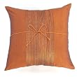 Stunning Handmade Cushion Cover / Pillow Sham With Silky Rust Tones Fusion Filigree Detail