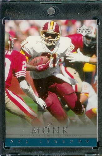 2000 Upper Deck Legends # 89 Art Monk Washington Redskins Football Card - Mint Condition - Shipped In Protective ScrewDown Display Case!