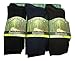 Men's Rayon from Bamboo Ribbed Crew Dress Socks (3 Pair)